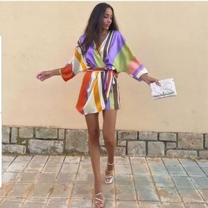 Zara XS wrap style Romper